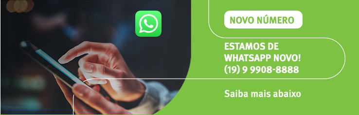 Estamos de whatsapp novo (19) 99088888